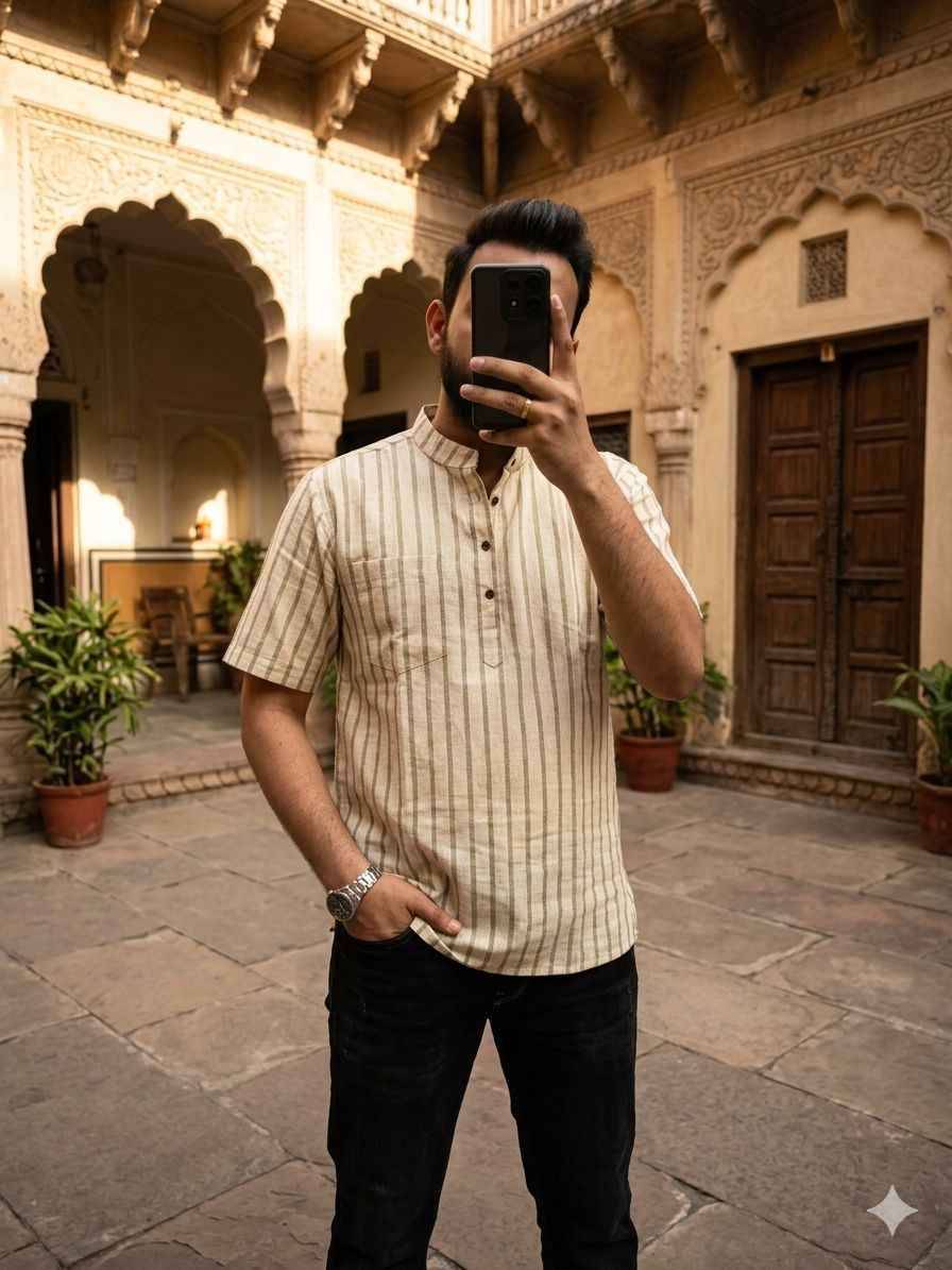 K 918 Mens By Fashid Beautiful Colorful Stylish Fancy Casual Wear & Ethnic Wear & Ready To Wear Silk Kurtas At Wholesale Price